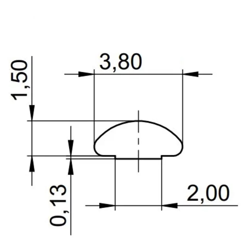SCHROFF EMC-CONTACT STRIP 6U (10 PCS/KIT) - Rack-Zubehör, Ansicht 2