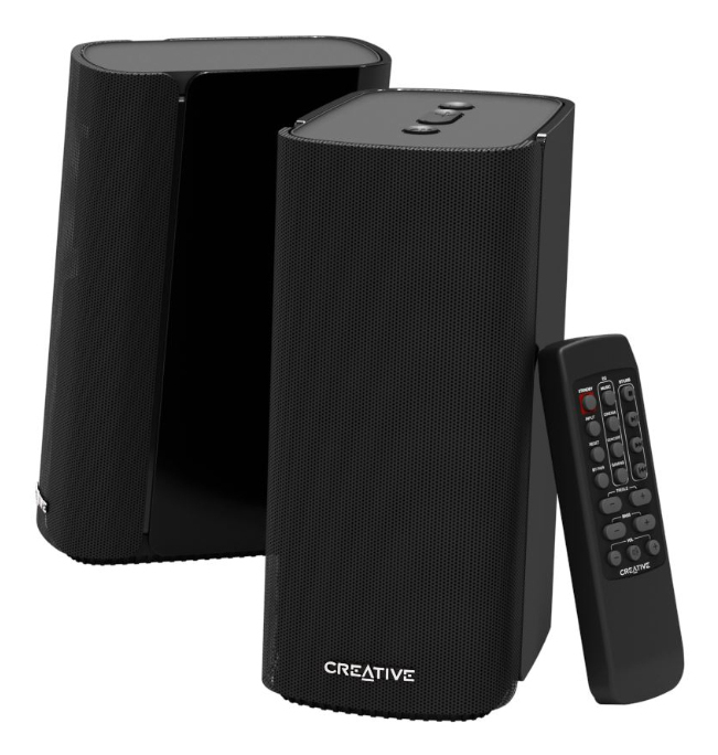 Creative Labs Creative T100 - Lautsprecher - für PC - kabellos - Bluetooth - 40 Watt (Gesamt), Ansicht 2