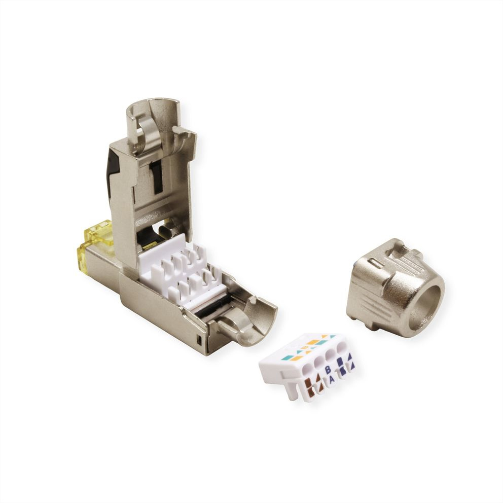 ROLINE Netzwerkanschluss - RJ-45 (M) - abgeschirmt, Ansicht 3