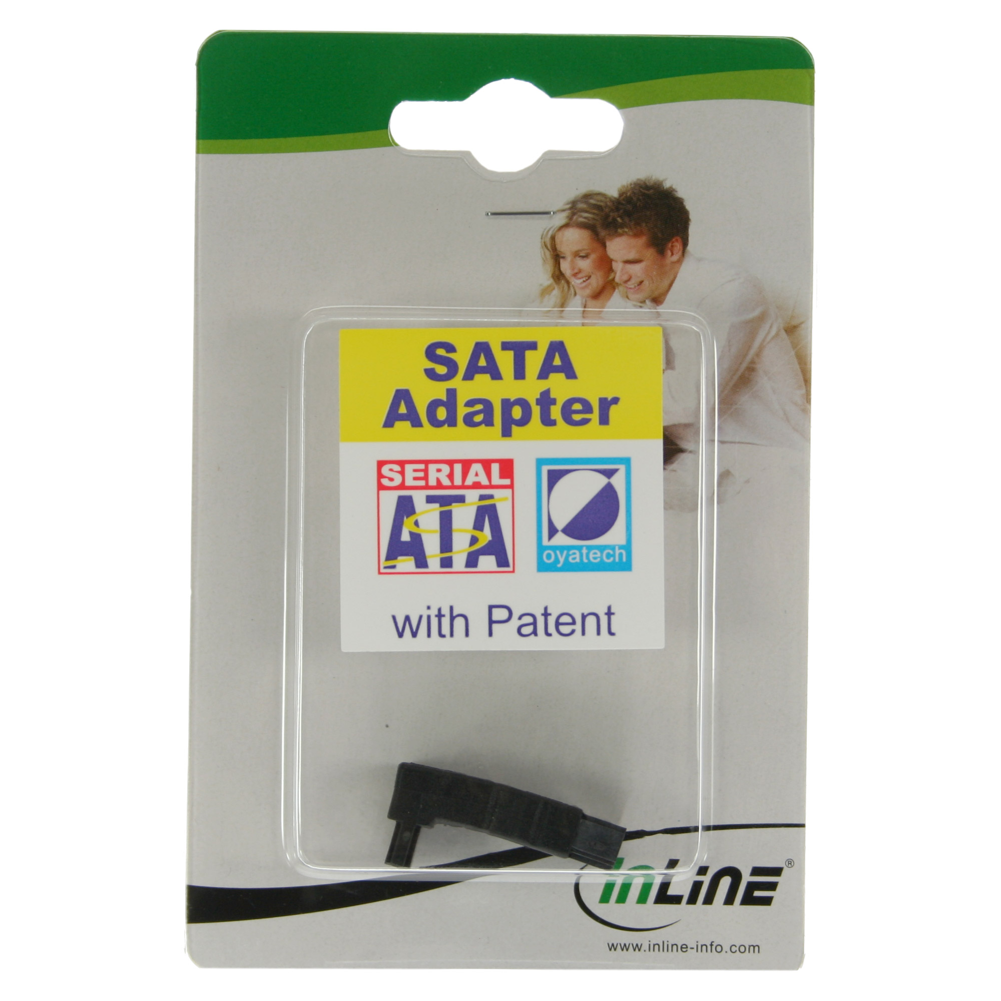 InLine - SATA-Adapter - SATA zu SATA - 90° Stecker