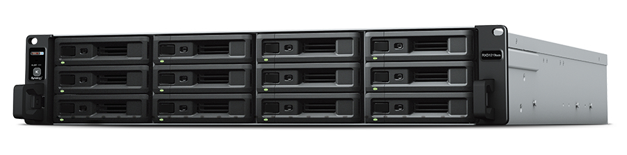 Synology RXD1219sas Expansion Unit - Speichergehäuse - 12 Schächte (SAS), Ansicht 2