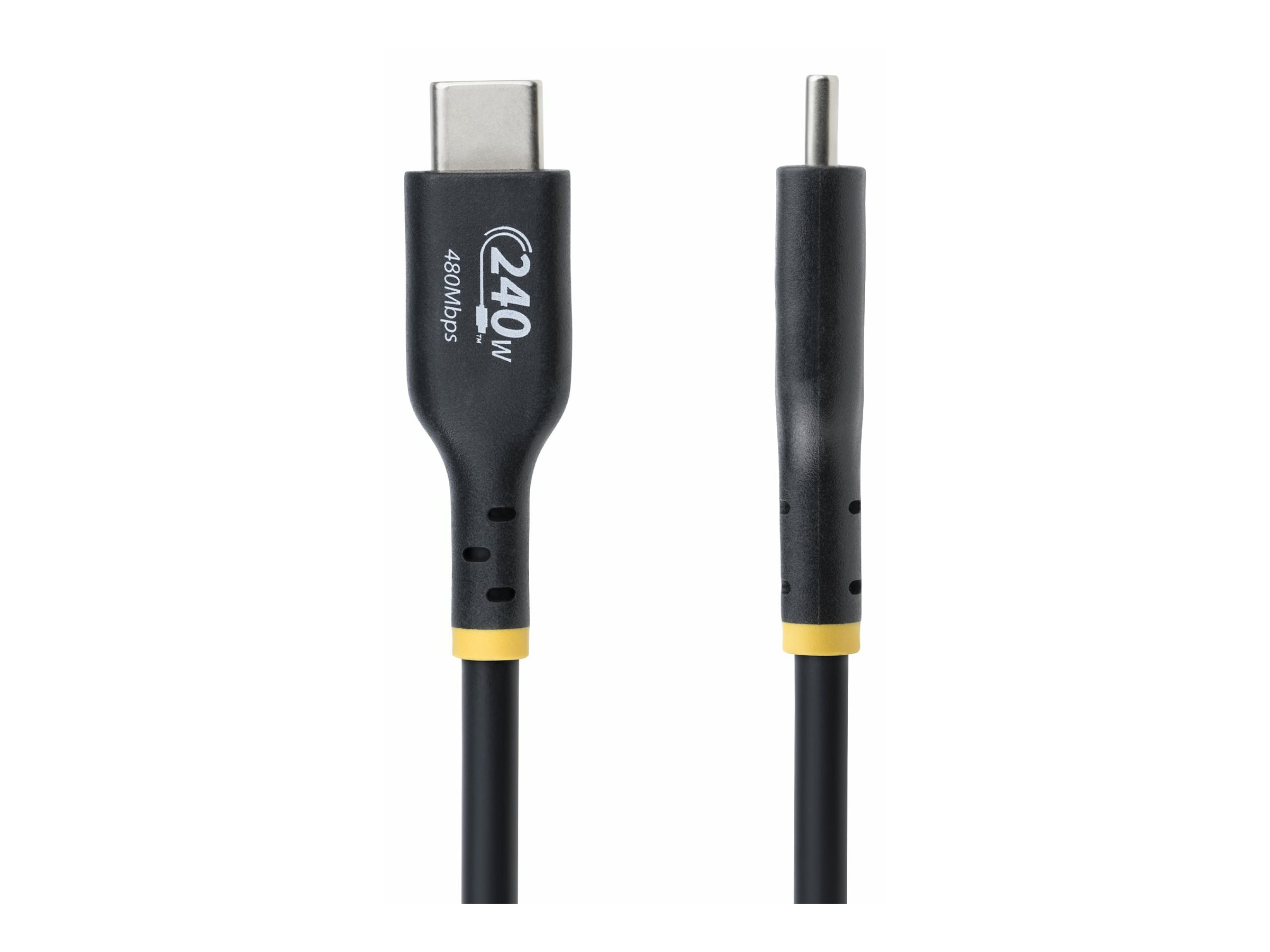 StarTech.com 3m USB C Charging Cable, USB-IF Certified USB-C Cable, 240W - USB-Kabel - 24 pin USB-C (M) - Schwarz, Ansicht 3