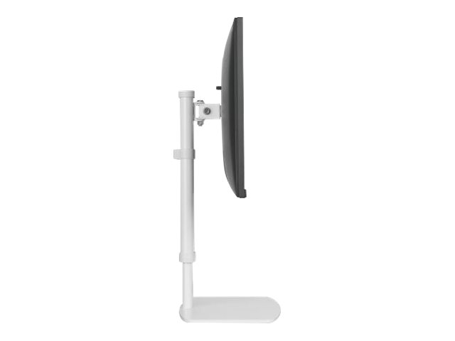 Techly DESK 100 - Aufstellung - freistehend - für Monitor - weiß - Bildschirmgröße: 43.2-68.6 cm (17-27), Ansicht 2