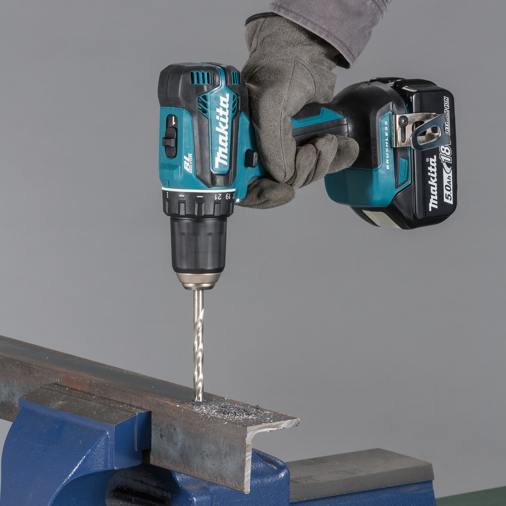 Makita DDF485RTJ Akku-Bohrschrauber inkl. MAKPAC + 2 Akkus 5.0Ah, Ansicht 2