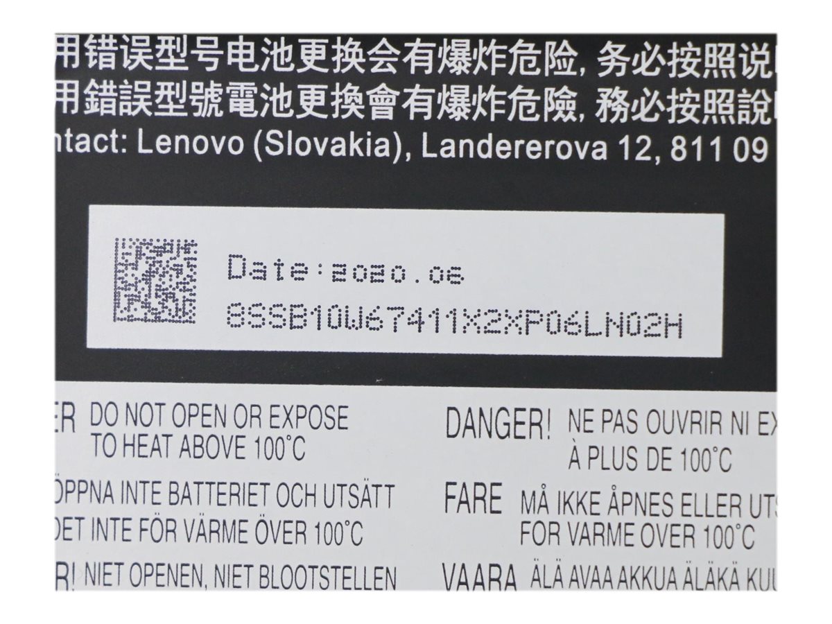 Lenovo Simplo L19M3PF1 - Laptop-Batterie - Lithium-Ionen, Ansicht 3