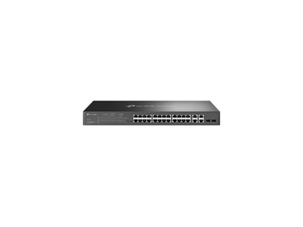 TP-LINK Smart PoE Switch T1500-28PCT - Switch - 24 x 10100 (PoE) + 2 x SFP + 4 x 101001000