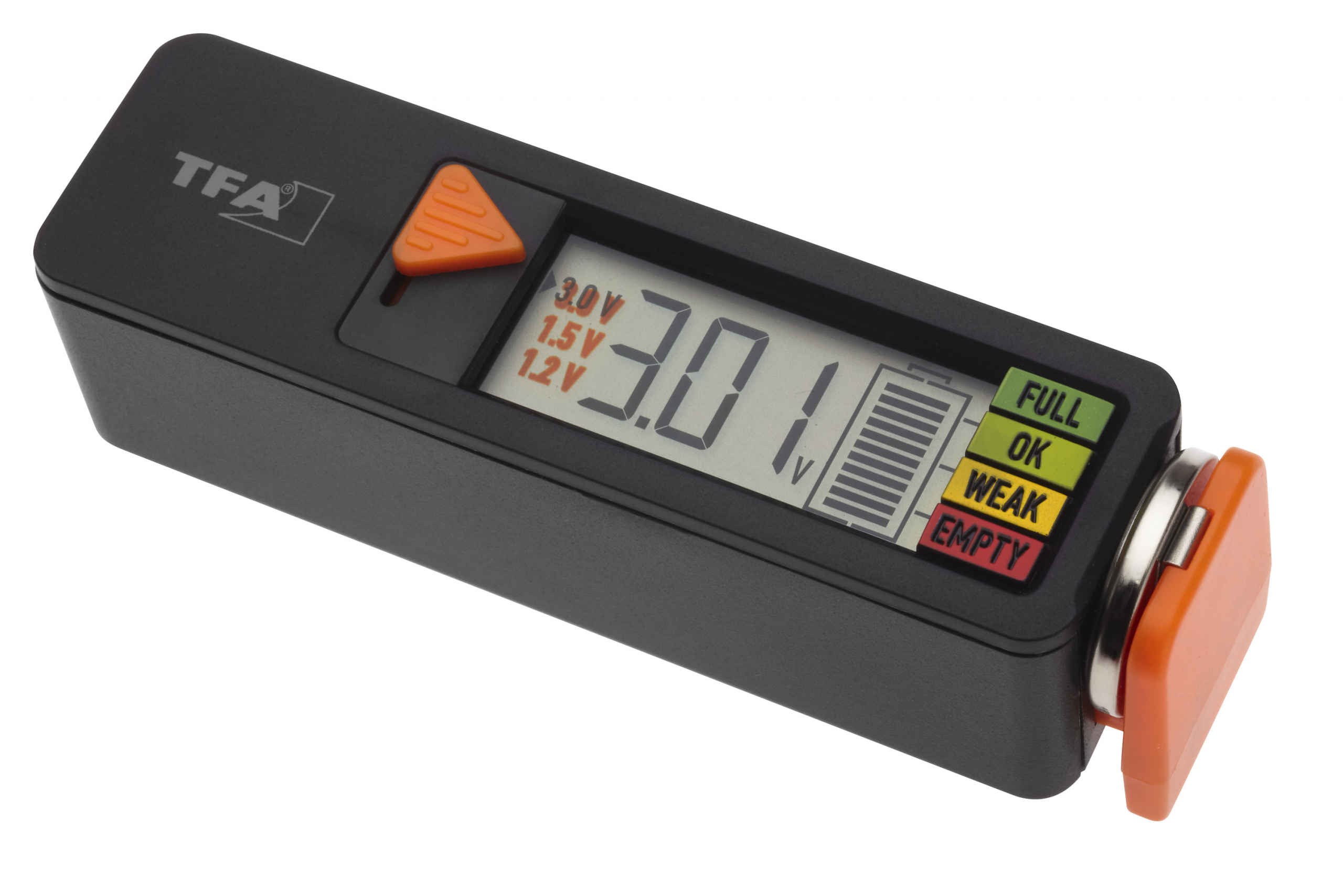 TFA 98.1126.01 - 1.5v - 9v - A - AA - AAA - C - D - Kunststoff - Schwarz, Ansicht 4