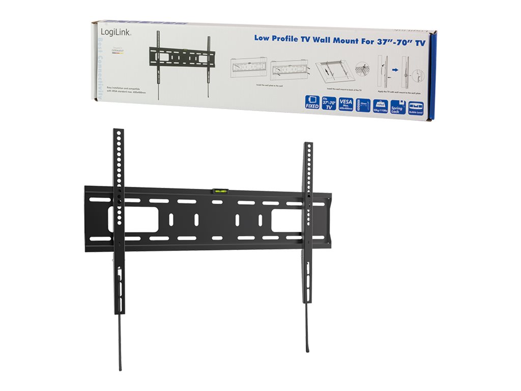 LogiLink Low Profile - Klammer - für Flachbildschirm - fester, kaltgepresster Stahl - Bildschirmgröße: 37-70, Ansicht 3
