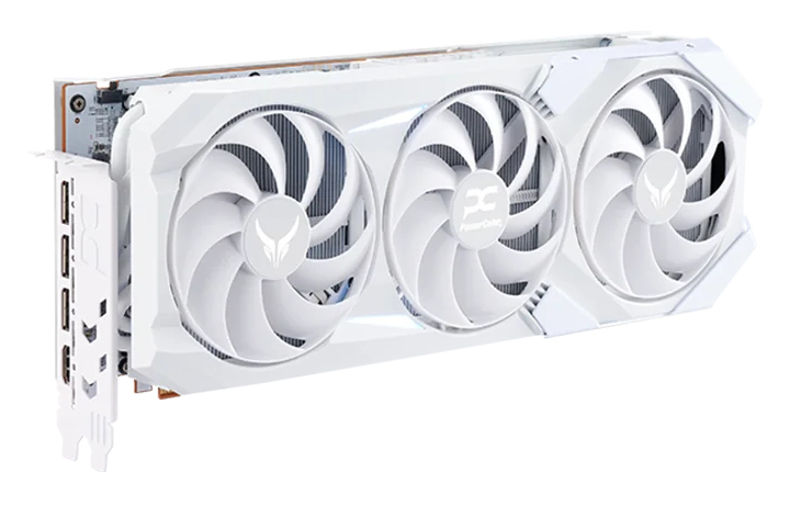 PowerColor VGA PowerColor Radeon Red Devil Spectral White RX 9070 XT 16GB GDDR6, Ansicht 3