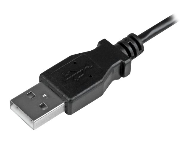 StarTech.com StarTech Micro USB Lade- und Sync-Kabel St/St - Links gewinkelt Micro-USB - 0,5m - USB-Kabel - Micro-USB Typ B (M)