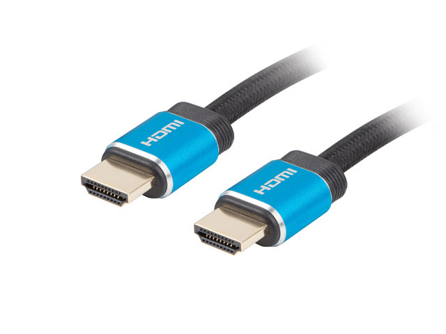 Lanberg HDMI m/m V2.0 Kabel 4K 60Hz CU PREMIUM schwarz - Kabel - Digital/Display/Video, Ansicht 2