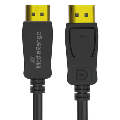 MEDIARANGE DisplayPort Kabel Ver. 2.1 40 Gbps sw - - Digital/Display/Video - Kabel - Digital/Daten, Ansicht 2