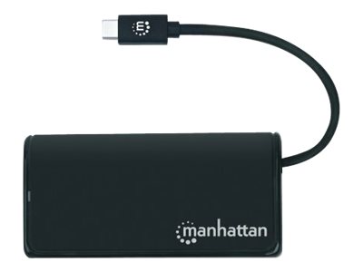 Manhattan USB-C Dock/Hub, Ports (4): USB-A (x4), Ansicht 2