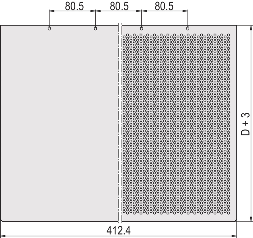 SCHROFF COVER PLATE 460D PLAIN, Ansicht 2