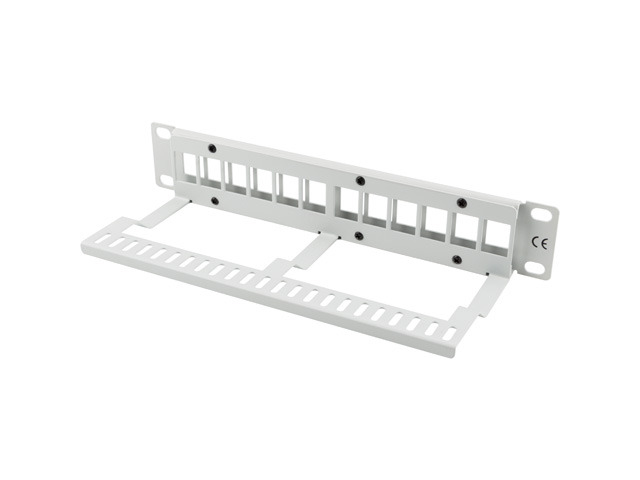 Lanberg PPKS-9112-S - 1U - Grau - Metall - 254 mm - 99,3 mm - 44,5 mm, Ansicht 2