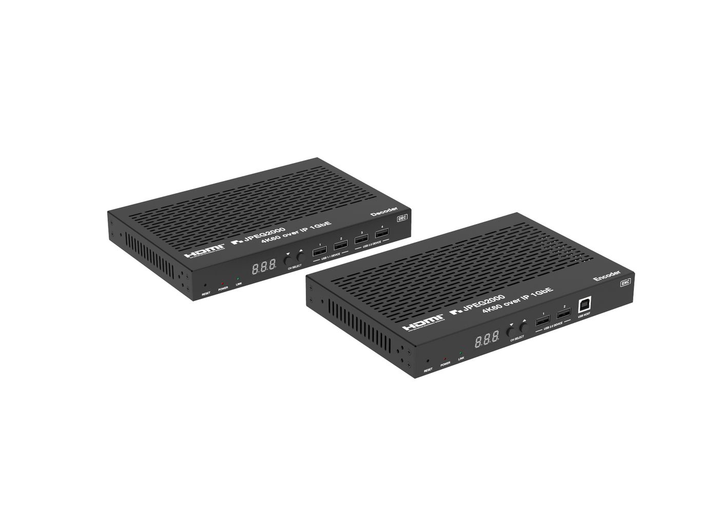 VivoLink AV over IP 4K60Hz JPEG2000 Videowall Matrix - Decoder, Ansicht 3