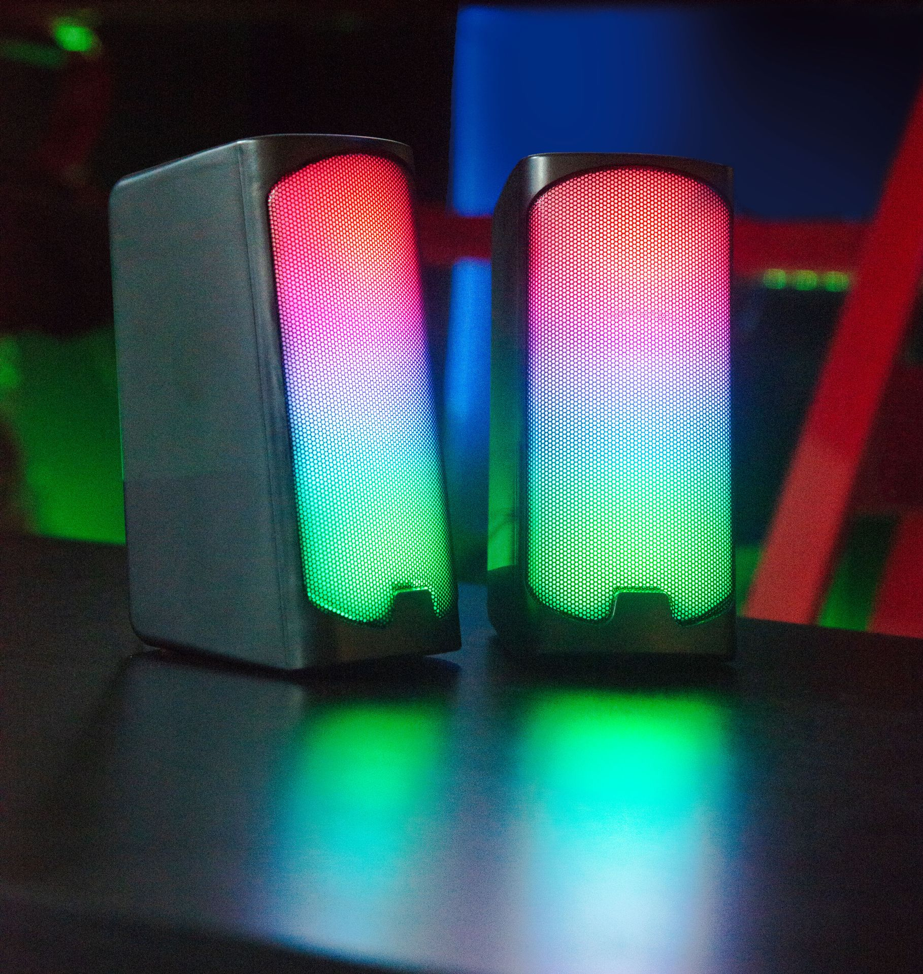 SPEEDLINK Lautsprecher TONOS RGB Stereo schwarz retail - Lautsprecher - 20 KHz, Ansicht 3