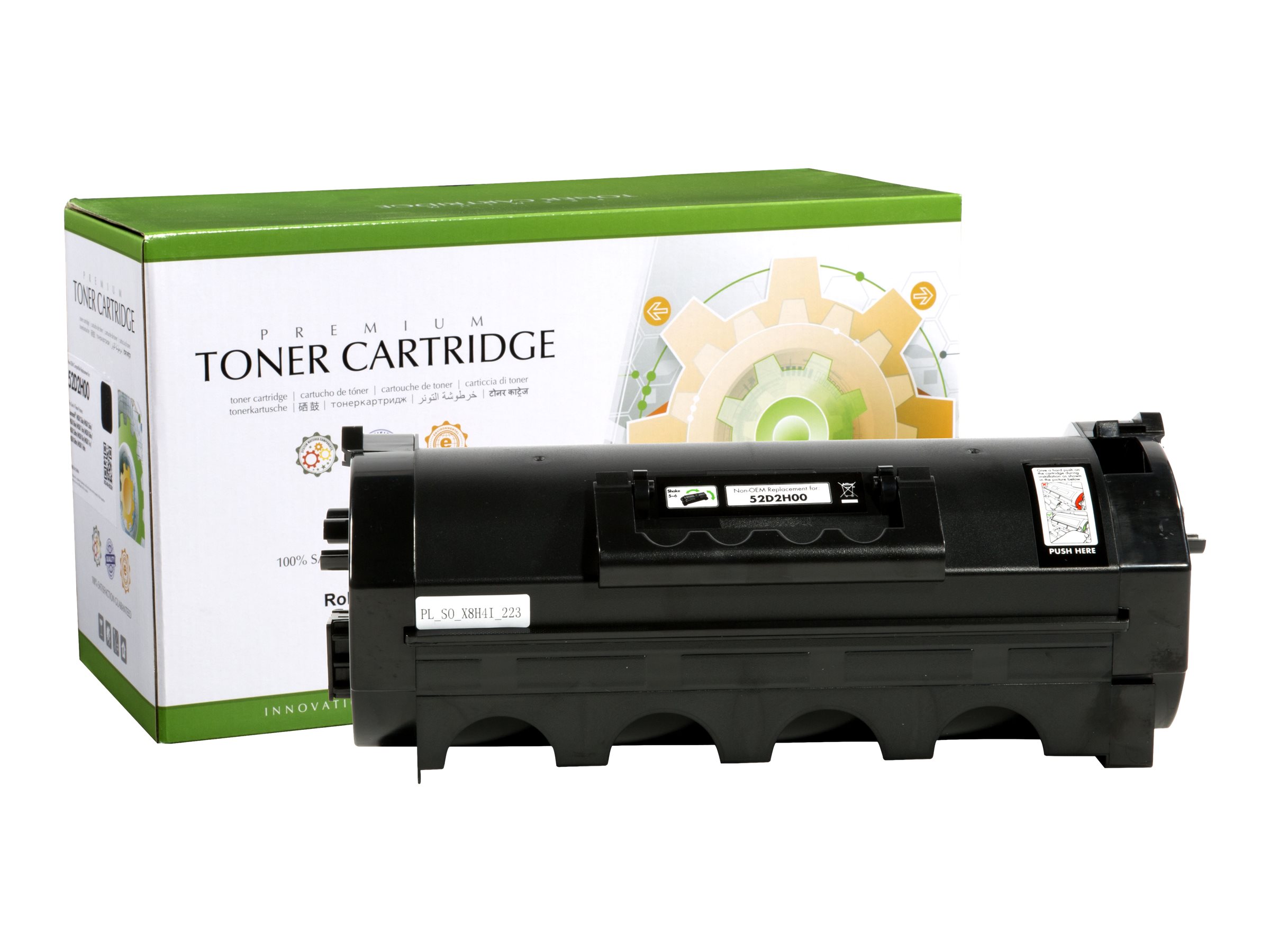 Static Control Schwarz - kompatibel - Tonerpatrone (Alternative zu: Lexmark 52D2H00)