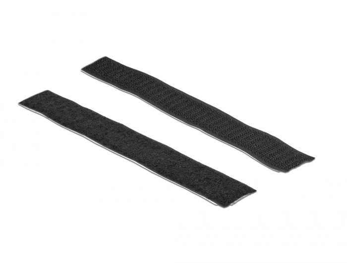 Delock Klettverschluss - 10 m - Schwarz, Ansicht 3