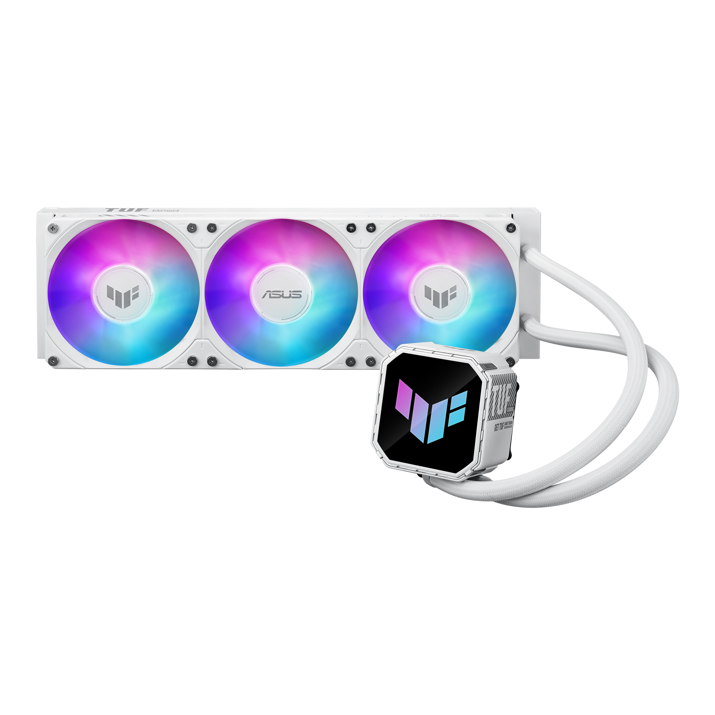 ASUS TUF Gaming LC III - White Edition - Wasserkühlung - Kühlergröße: 360 mm - (für: LGA1700, LGA1200, AM4, AM5,...), Ansicht 4
