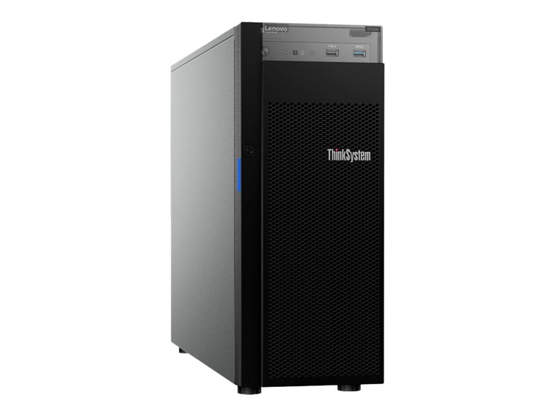 Lenovo ThinkSystem ST250 7Y45 - Server - Tower - 4U - 1-Weg - 1 x Xeon E-2176G  3.7 GHz - RAM 16 GB - SAS - Hot-Swap 8.9 cm (3.5)