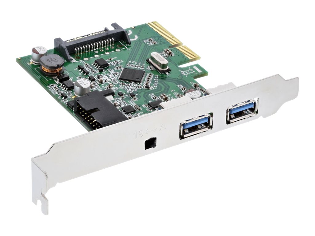 InLine 76660E - USB-Adapter - PCIe 2.0 x4 - USB 3.1 x 2