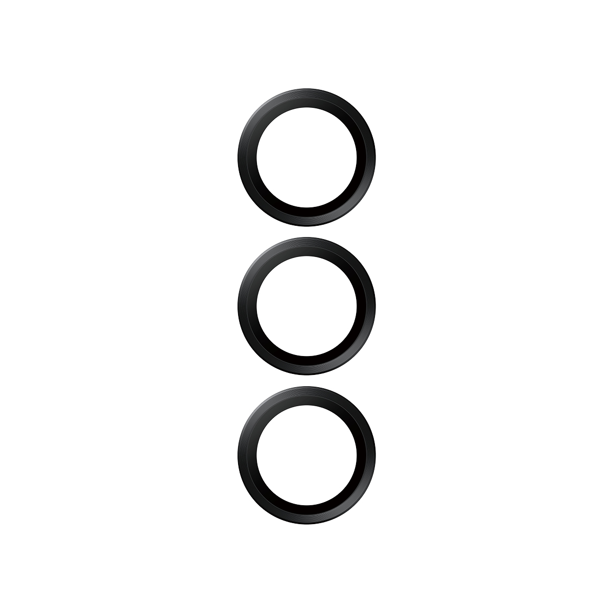 PanzerGlass Hoops - Objektivschutz für Handy - schwarz Gehärtetes Glas, Silikon 2,52 mm, Ansicht 2
