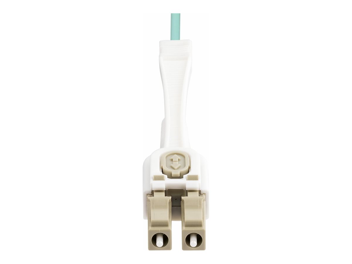 StarTech.com 5m (15ft) LC to LC (UPC) OM4 Multimode Fiber Optic Cable wPush Pull Tabs 50125µm 100G Networks Bend Insensitive Low Insertion Loss - LSZH Fiber Patch Cord (450FBLCLC5PP)