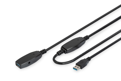DIGITUS Aktives USB 3.0 Verlängerungskabel 15 m