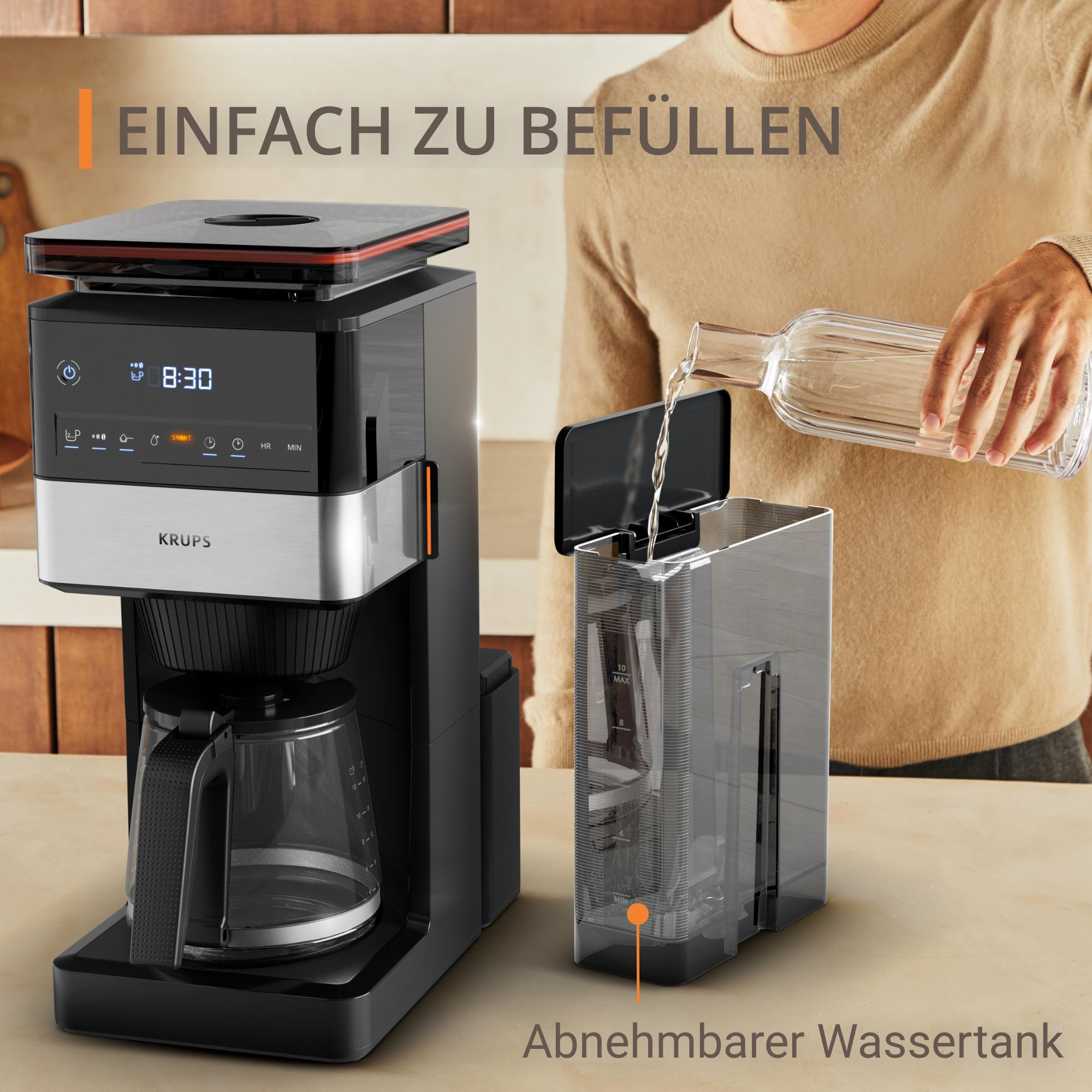 Krups KM 8428 Grind Aroma XL - Kaffee-Vollautomat, Ansicht 4