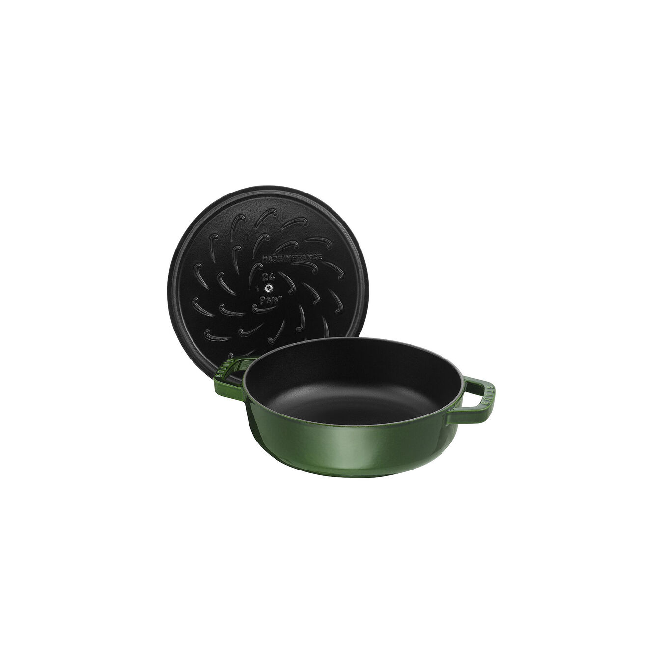 Zwilling STAUB BRAISERS - Rund - Schwenkpfanne - Grün - Emaille - -20 °C - 240 °C, Ansicht 2