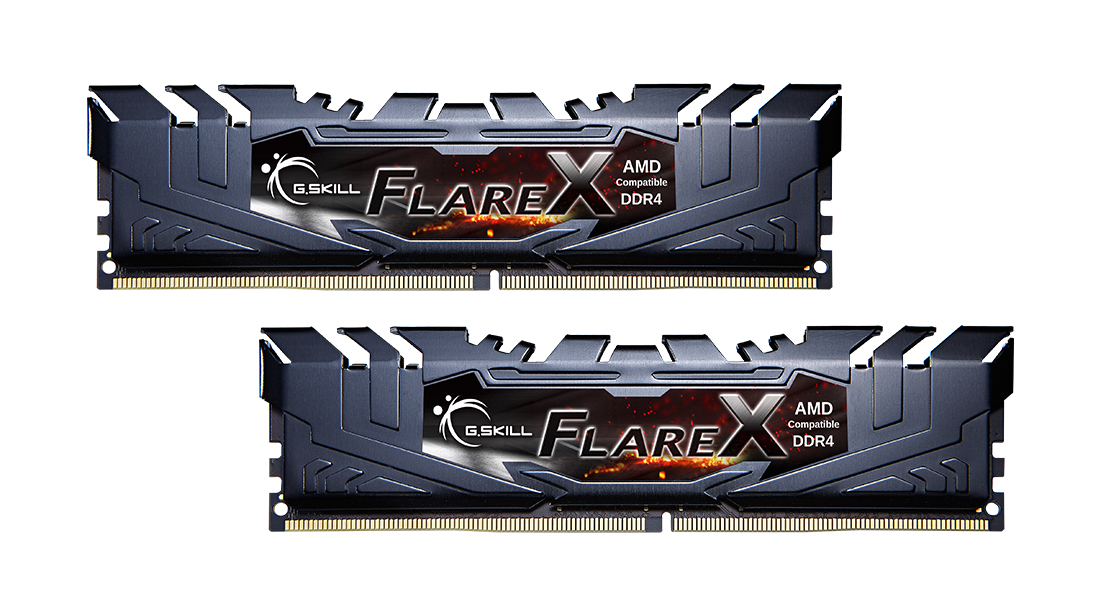 G.Skill Flare X series DDR4 32GB kit 3200MHz CL16 Ikke-ECC | Stort