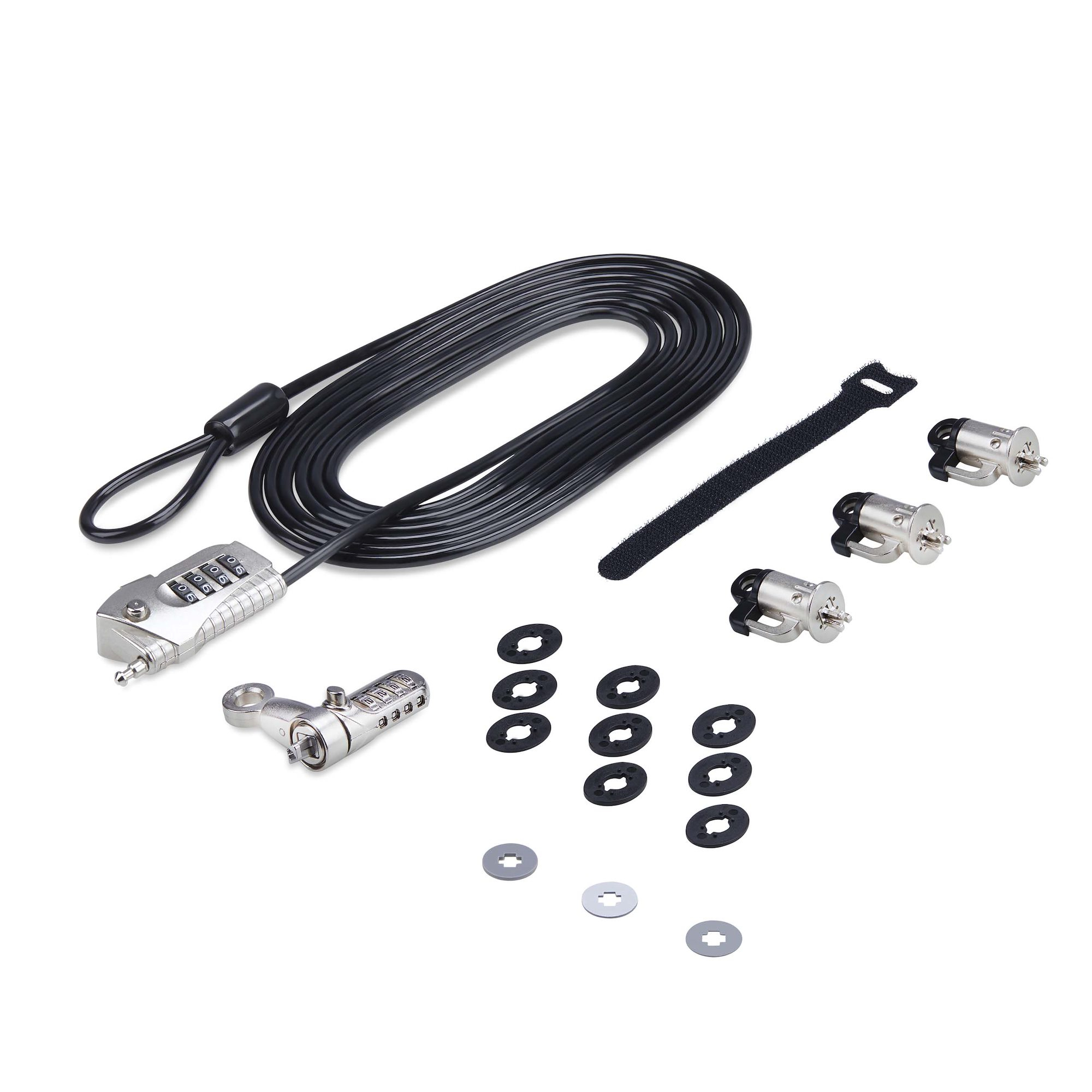 StarTech.com Laptop/Desktop & Peripheral Lock Kit, 9.8ft (3m), Ansicht 2