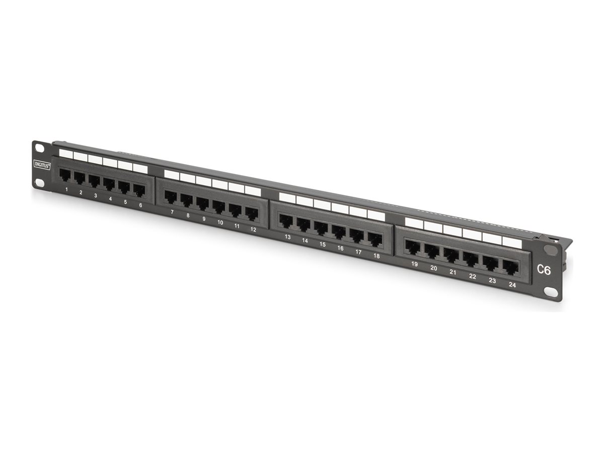DIGITUS CAT 6, Klasse E Patch Panel, ungeschirmt