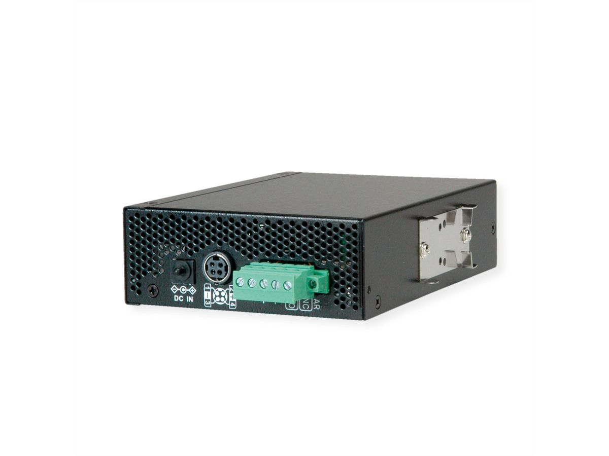 ROLINE Ind.Konv. Gigabit Eth. RJ45/LC mit PoE IEEE802.3af/at/bt - Converter - Glasfaser (LWL), Ansicht 4