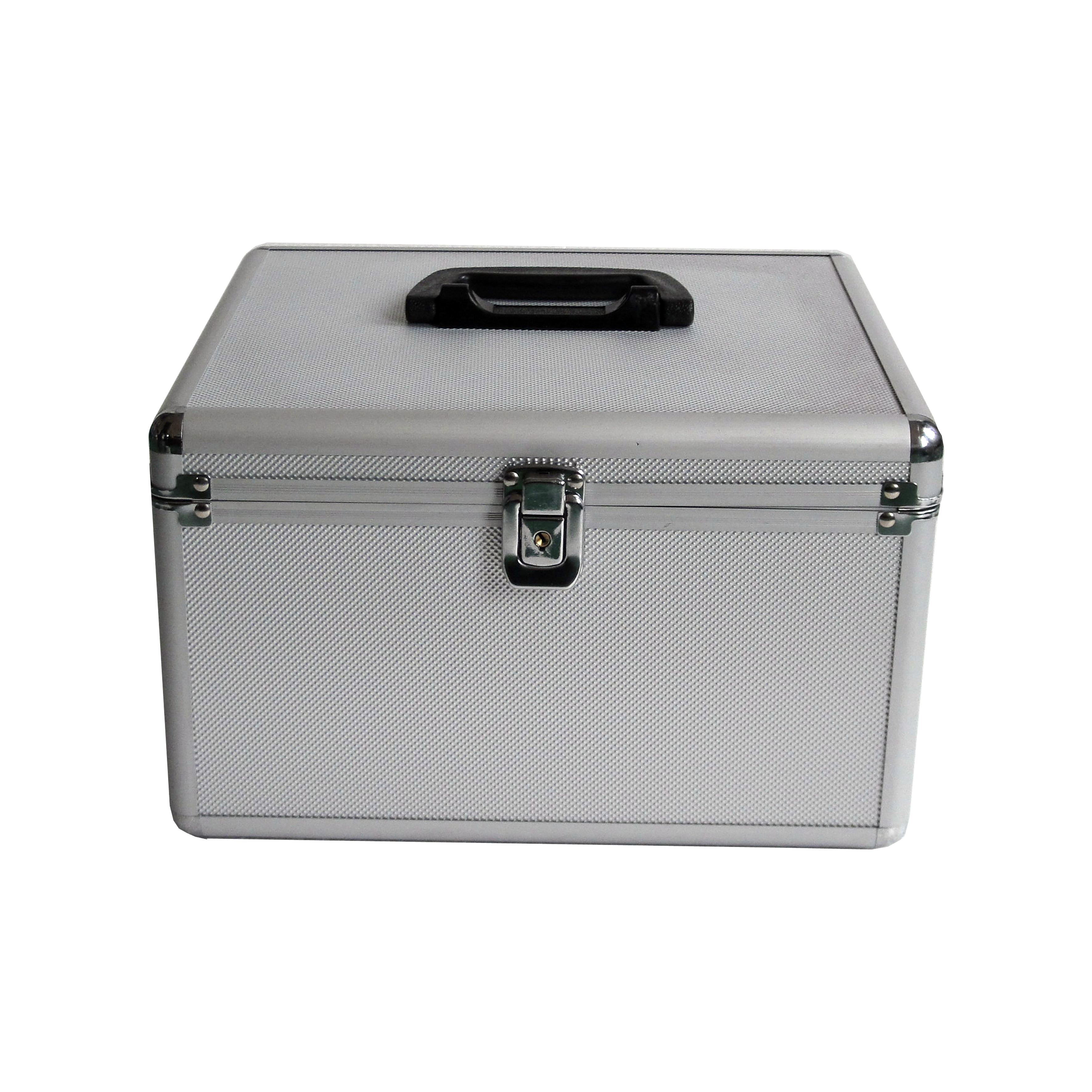 MEDIARANGE BOX76 - Gehäusebox - 300 Disks - Silber - Fleece - Kunststoff - Holz - 120 mm - Aluminium, Ansicht 2