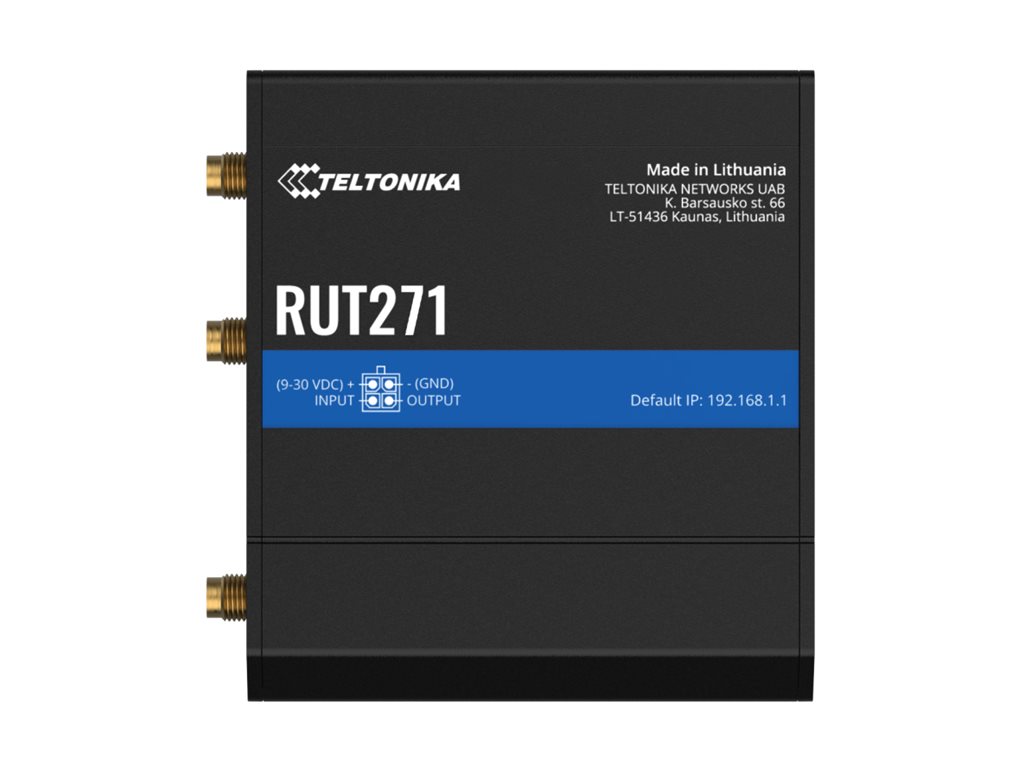 Teltonika · Router· RUT271· Redcap 5G· eSIM, Ansicht 4