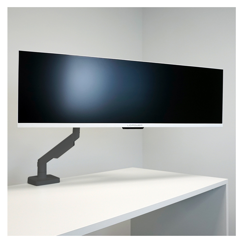 LC-Power LC-EQ-A49B - Befestigungskit (Monitorarm) - für Flachbildschirm bis zu 49 - Metall, Kunststoff - Schwarz, Ansicht 4