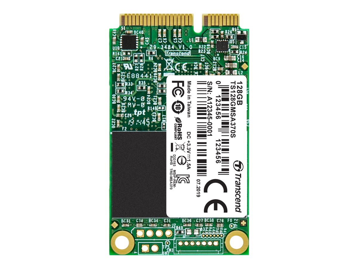 Transcend 370S - SSD - 128 GB - intern - mSATA