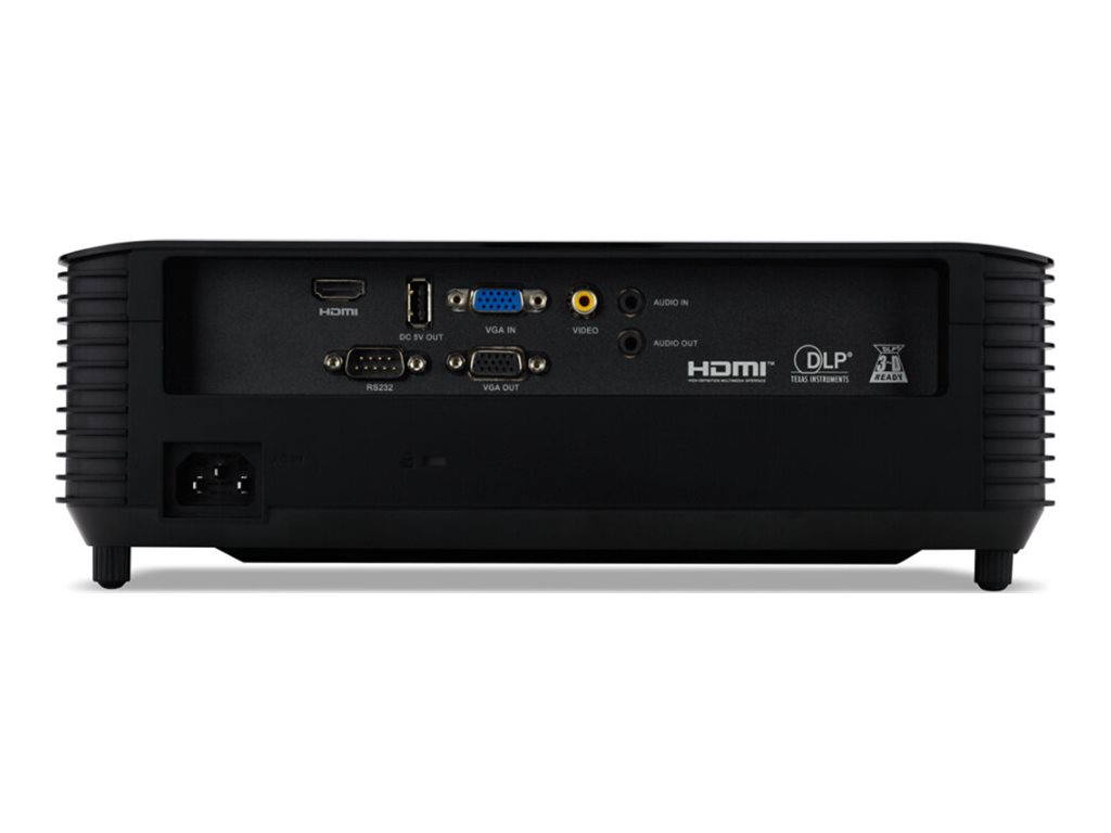 Acer X1128H - DLP-Projektor - tragbar - 3D - 4500 lm - SVGA (800 x 600)
