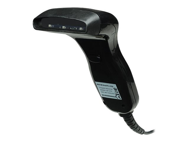 Manhattan Contact CCD Barcode Scanner Handgeraet 80 mm USB Schwarz Barcodescanner