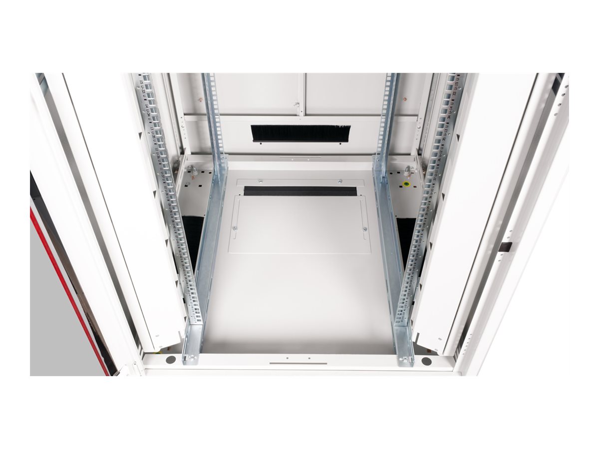 ROLINE 19 Zoll Netzwerkschrank Pro 47 HE 800x800 BxT Glastür grau, Ansicht 4