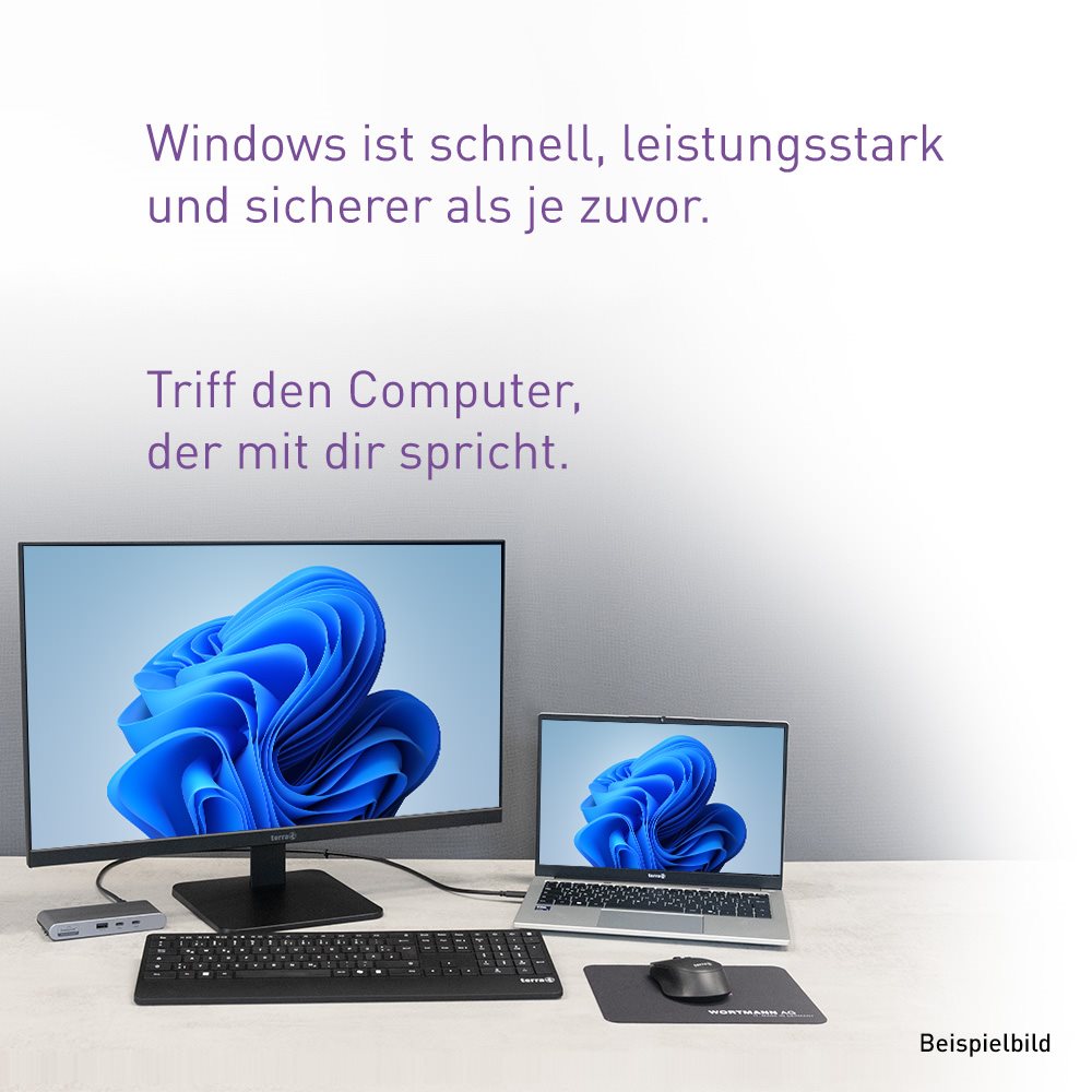 TERRA Mobile 1517R - Intel Core i5 1335U - Win 11 Home - Intel Iris Xe Grafik - 16 GB RAM - 1 TB SSD NVMe - 39.6 cm (15.6")