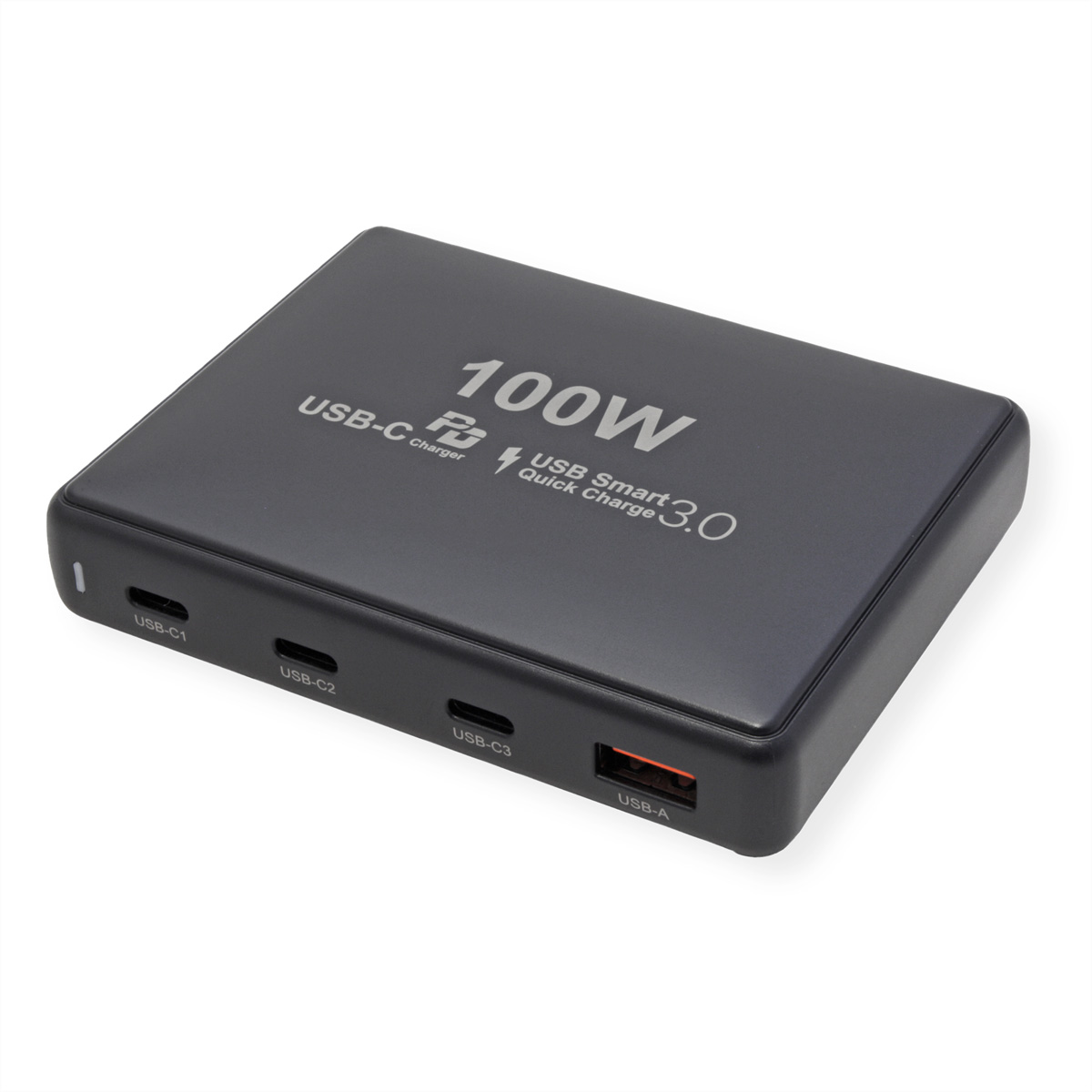 VALUE USB Ladegerät Smart 3x C+ 1x A PD QC3.0 - USB Typ C