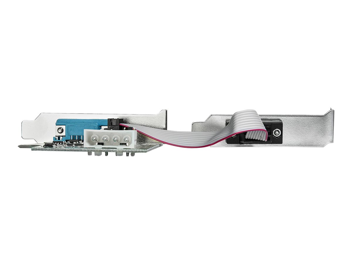 StarTech.com Startech 2 Port Serielle PCIe RS232 Adapter Karte - Serielle PCIe RS232 Host Controller Karte - PCIe auf seriell DB9 - 16950 UART - Nidrig Profil Erweiterungskarte - Windows & Linux (PEX2S953LP)
