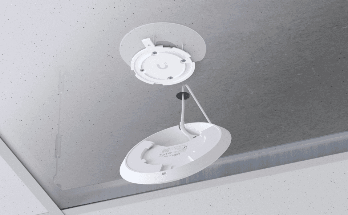 UbiQuiti U6+ - 2402 Mbit/s - 573,5 Mbit/s - 2402 Mbit/s - IEEE 802.11a - IEEE 802.11ac - IEEE 802.11ax - IEEE 802.11b, Ansicht 2