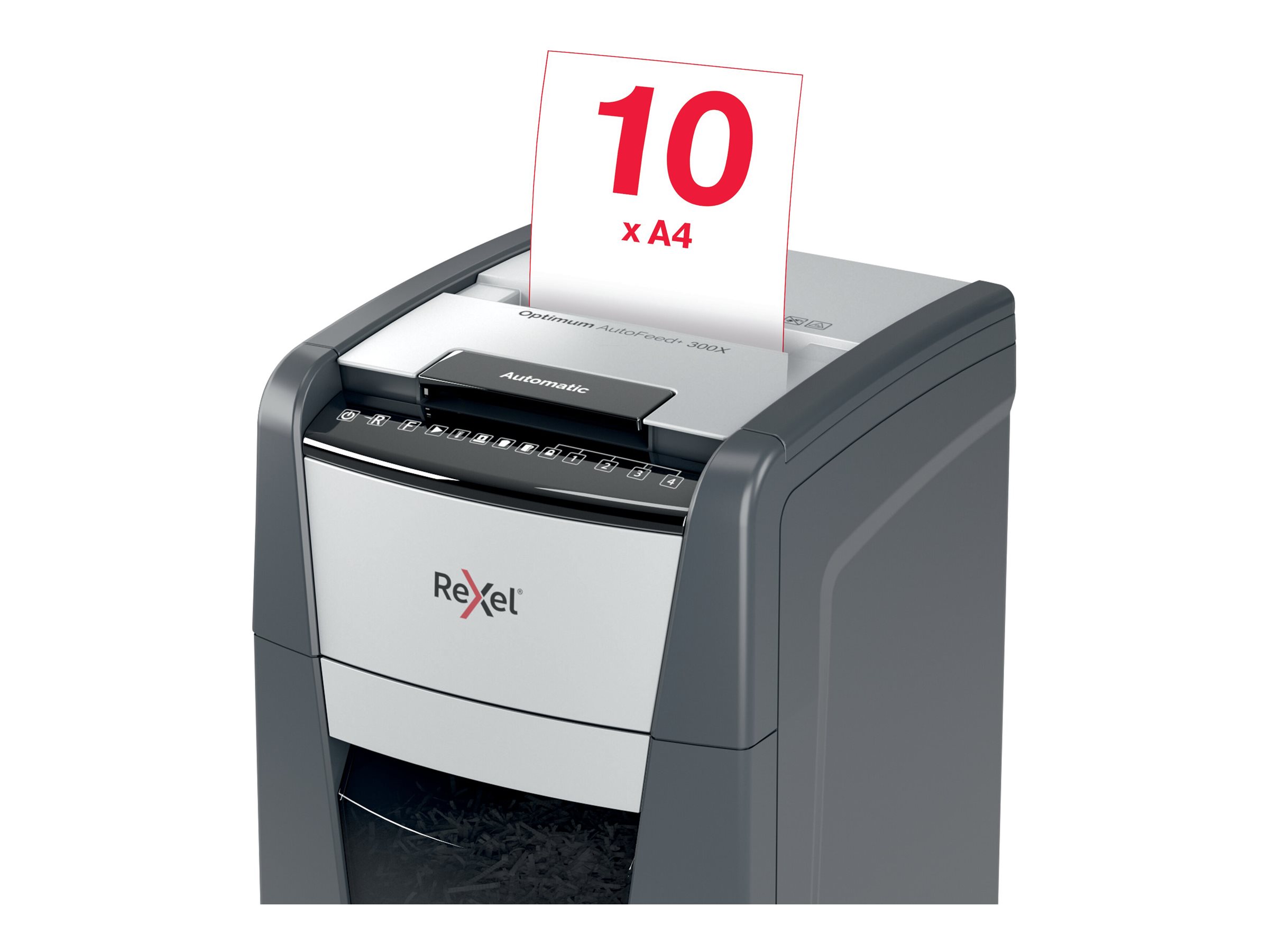 Rexel Optimum AutoFeed+ 300X - Vorzerkleinerer, Ansicht 5