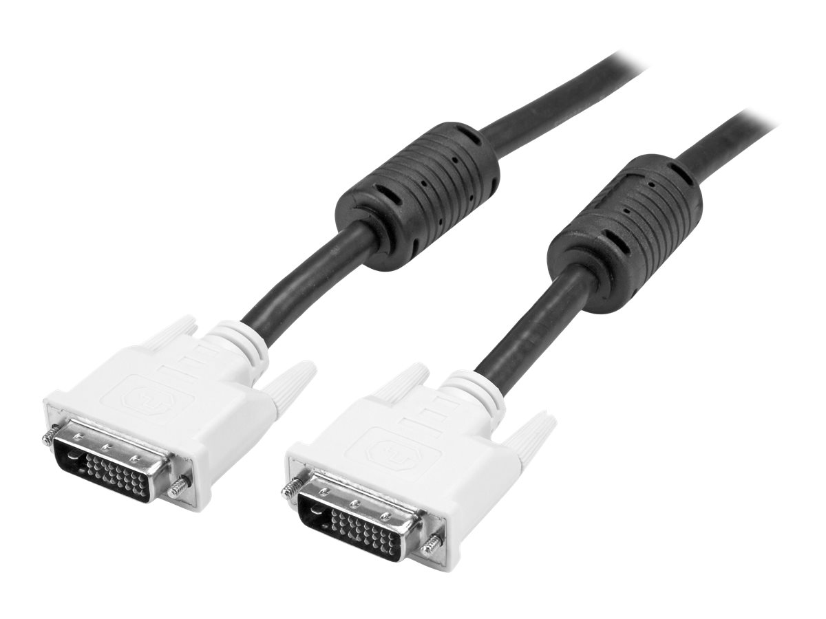 StarTech.com StarTech DVI-D Dual Link Kabel 3m (Stecker/Stecker) - DVI 24+1 Pin Monitorkabel Dual Link - DVI Anschlusskabel mit Ferritkernen - DVI-Kabel - Dual Link - DVI-D (M)