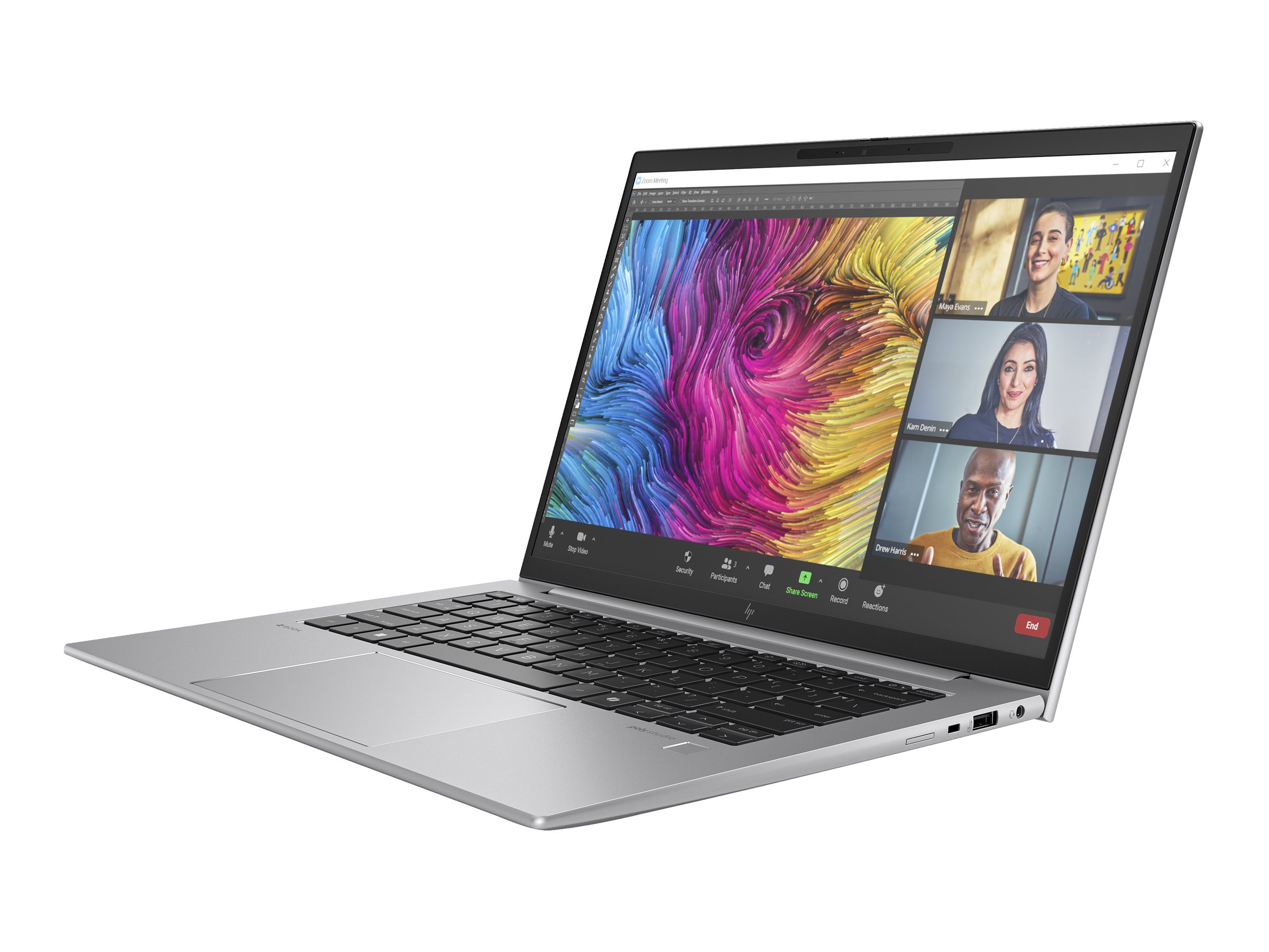 HP ZBook Firefly 14 G11 Mobile Workstation - Intel Core Ultra 7 155H / 1.4 GHz - Win 11 Pro - RTX A500 - 16 GB RAM - 512 GB SSD NVMe, TLC - 35.6 cm (14") IPS 1920 x 1200 - Wi-Fi 6E, Bluetooth - kbd: Deutsch - mit HP Wolf Pro Security Edition (1 Jahr)...