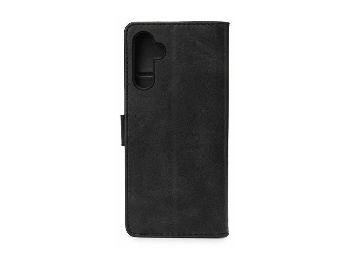 eSTUFF WALES A16 4G/5G Galaxy. Wallet Cover Black. Material, Ansicht 2